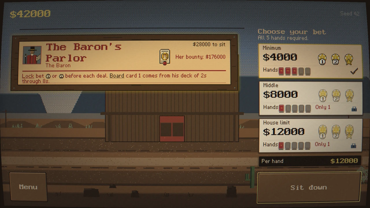 The Baron's Parlor on the trail, his posted rule and her bounty.