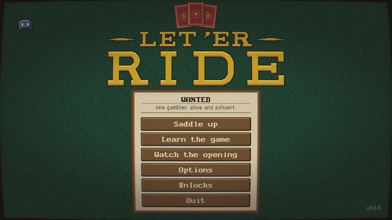 The title screen.